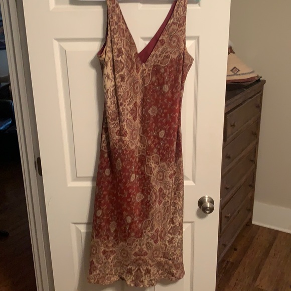 Sleeveless silk dress - Picture 1 of 4